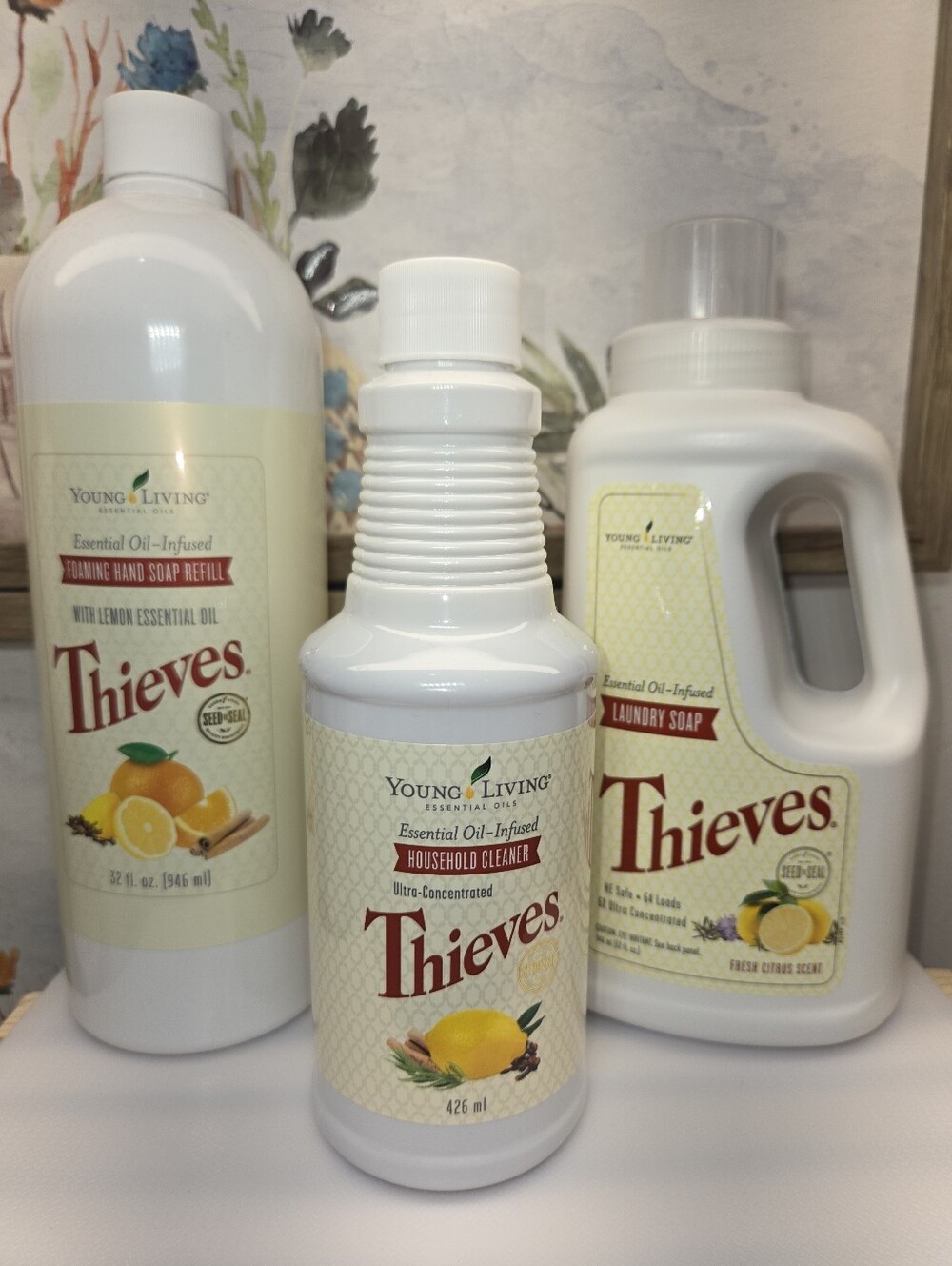 Young Living Thieves Hand Soap & Cleaner Set